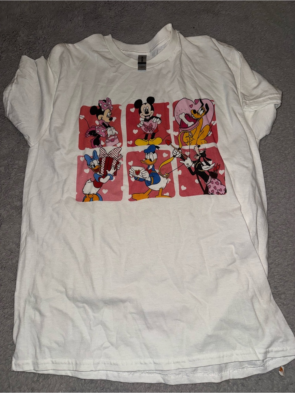 Kids White Disney Character Graphic Tee - Mickey & Friends